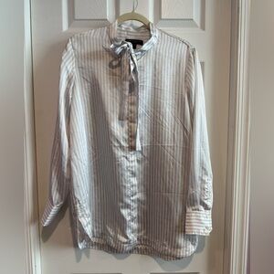 Banana Republic parker Striped Dress Shirt with tie
